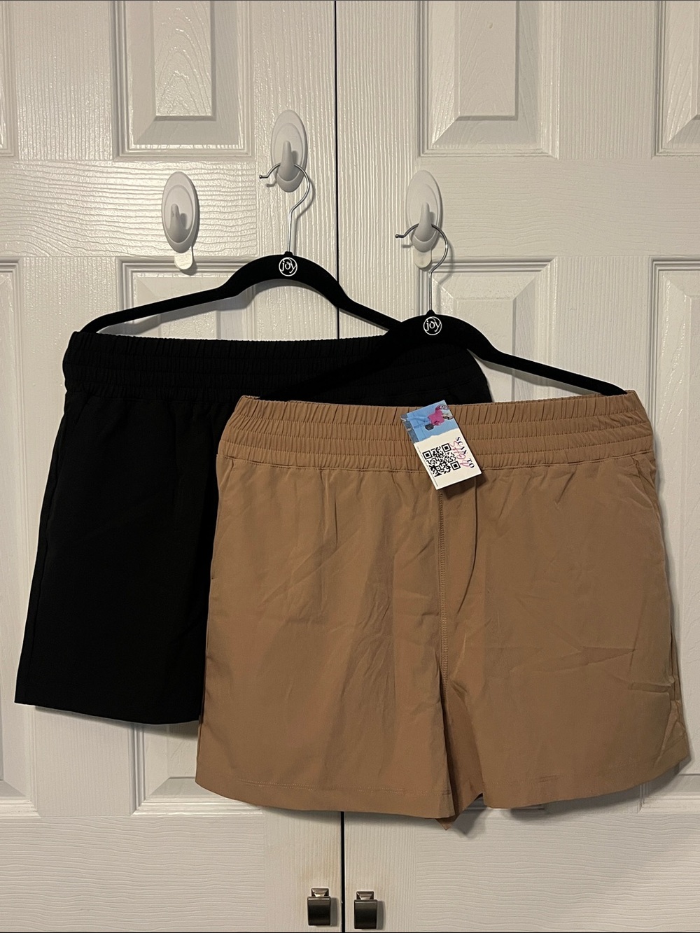 NW&WOT Zenana Outfitters Athletic Shorts Lot - Black & Tan Size Large